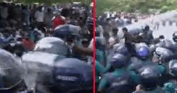 পিএসসি ঘেরাও কর্মসূচিতে পুলিশের লাঠিচার্জ-জলকামান নিক্ষেপ