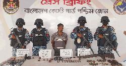 সুন্দরবন থেকে অস্ত্র ও গুলিসহ দুলাভাই বাহিনীর ১ সদস্য আটক