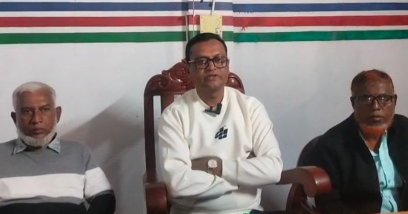 পাংশায় ৮ লাখ টাকা চাঁদা দাবির অভিযোগে সংবাদ সম্মেলন