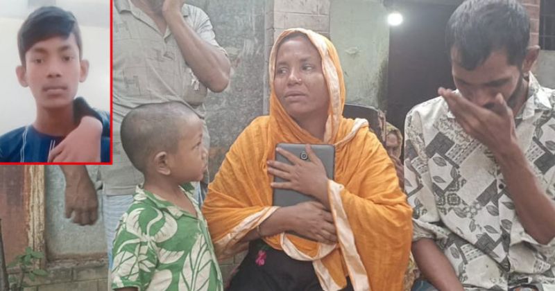 প্রিয় সন্তান সিয়ামের ছবি বুকে নিয়ে আহাজারি করছে বাবা-মা, পাশে তিন বছরের ছোট ভাই সিফাত
