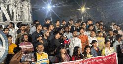 শেখ হাসিনার সর্বোচ্চ শাস্তির দাবিতে ছাত্রশক্তির বিক্ষোভ
