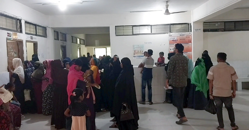 আখাউড়ায় বাড়ছে শীত জনিত রোগ