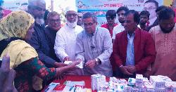 কুড়িগ্রাম-১; তারেক রহমানের জন্মদিনে ৪শতাধিক মানুষকে ফ্রি চিকিৎসাসেবা