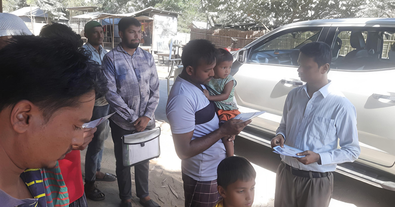 তেঁতুলিয়ায় বায়ু ও শব্দ দূষণকারী ব্যবসায়ী এবং চালকদের জরিমানা