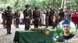 রাজশাহীতে সেনাসদস্য তাসনিম রিফাতের দাফন সম্পন্ন