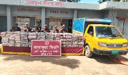 বিজিবির অভিযানে ১ কোটি ৫৩ লাখ টাকার ভারতীয় মালামাল জব্দ