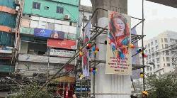 মেট্রোরেলের পিলারে আঁকা হবে খালেদা জিয়াসহ জুলাই আন্দোলনের নেতাদের ছবি